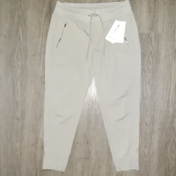 Athleta Trekkie North Jogger *ECRU * Tan / Cream / Beige * New With Tags * Sz 12 - Picture 3 of 9